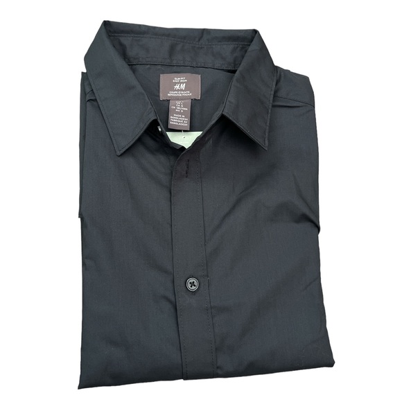 H&M Shirts Hm Men Button Down Long Sleeve Dress Shirt Large Nwt